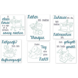 Stickserie "Sewing Quotes"